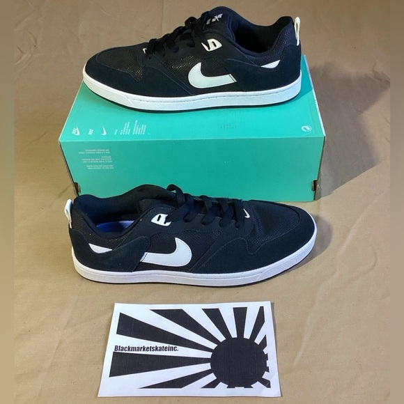 Nike Alleyoop SB Black White Men's Size 10 - Picture 1 of 8